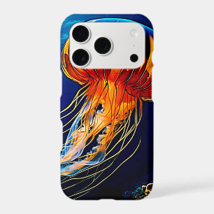 Vibrant Jellyfish Underwater Art