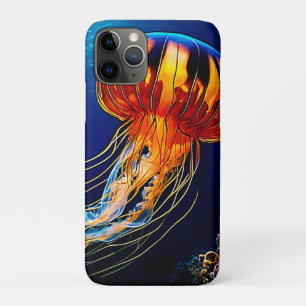 Vibrant Jellyfish Underwater Art iPhone 11 Pro Case
