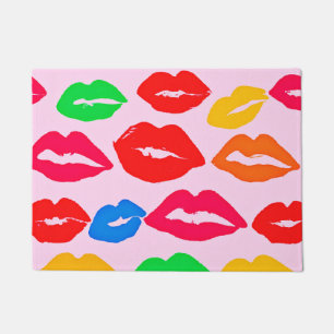 Vibrant Kissed by Colours Pattern Doormat