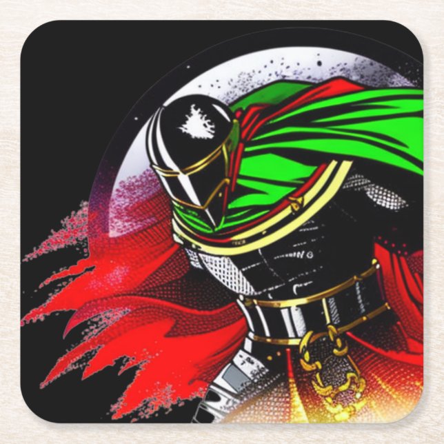  Vibrant Knight Coaster (Front)
