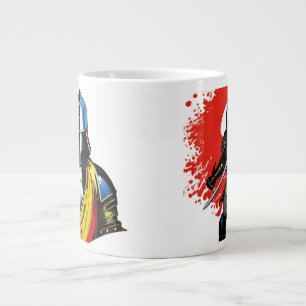 Vibrant Knight Large Coffee Mug