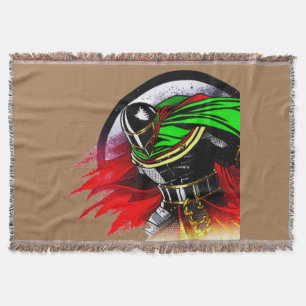 Vibrant Knight T-Shirt Throw Pillow Glass Coaster Blanket