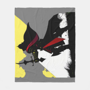  Vibrant Knight T-Shirt Throw Pillow Glass Coaster Fleece Blanket