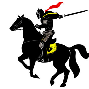 Vibrant Knight Tote Bag