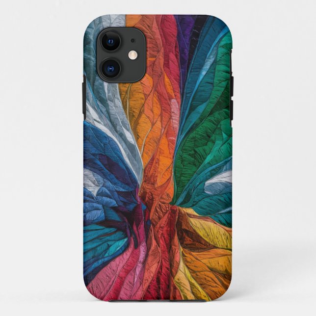Vibrant Kobra-Style Art Phone Case - High-Quality (Back)