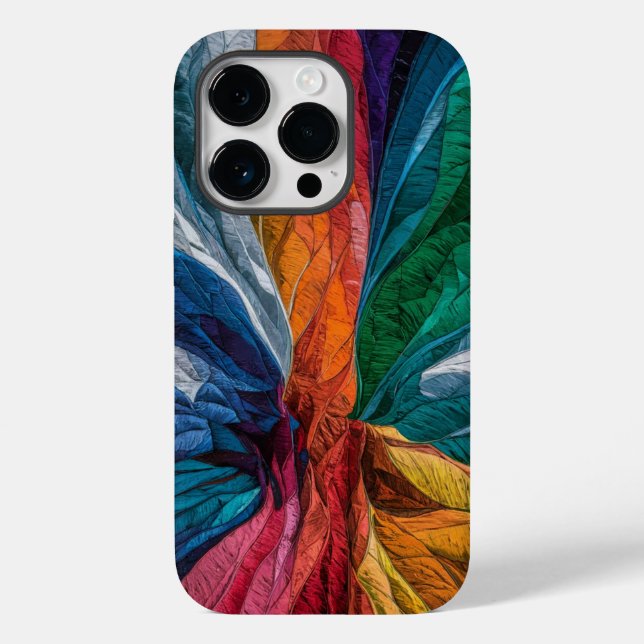 Vibrant Kobra-Style Art Phone Case - High-Quality (Back)