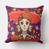 Vibrant La Catrina