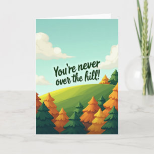 Vibrant Landscape Birthday Card