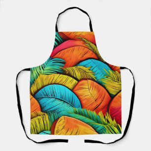Vibrant Leafscape Apron