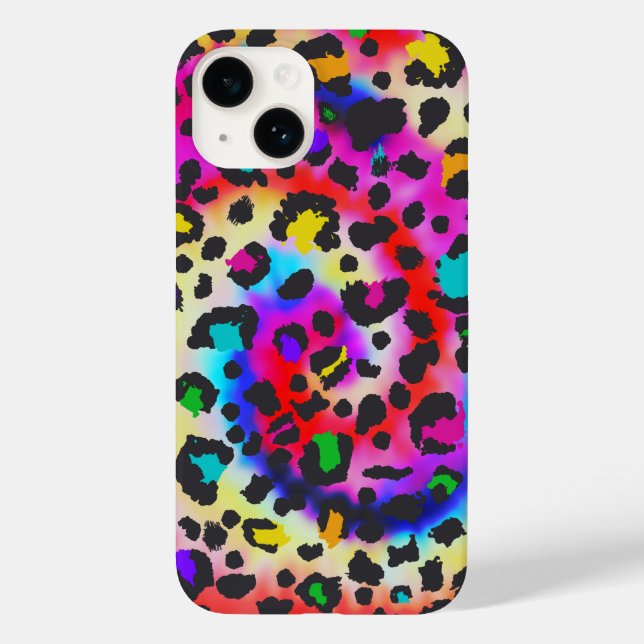 vibrant leopard print Case-Mate iPhone case (Back)