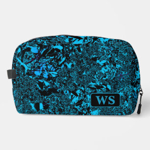 Vibrant Light Blue  Monogram Toiletry Bag 