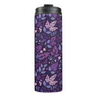 Vibrant Lilac Floral Pattern