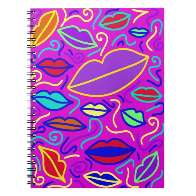 Vibrant Lips Notebook (Front)