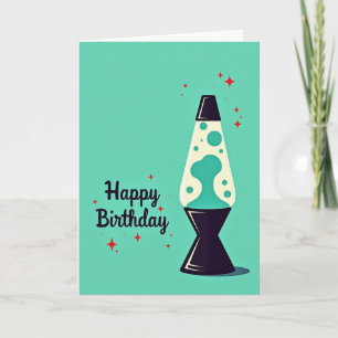 Vibrant Liquid Birthday Card
