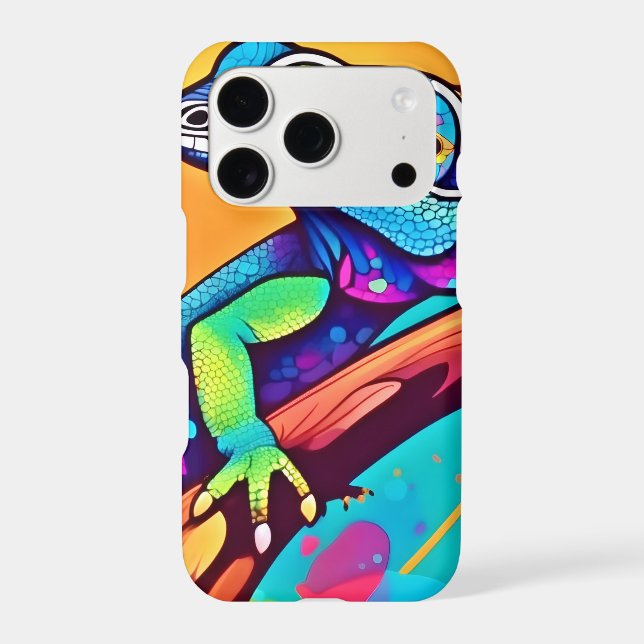 Vibrant Lizard Artwork (Back)