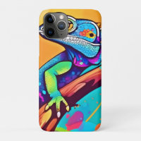 Vibrant Lizard Artwork