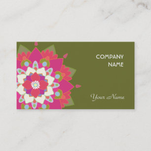 Vibrant Lotus Natural Health and Wellness Business Card
