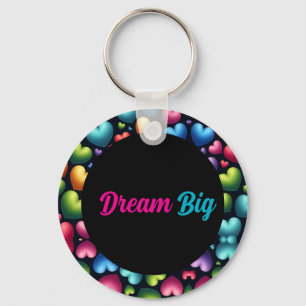 Vibrant Love (personalized) Key Ring
