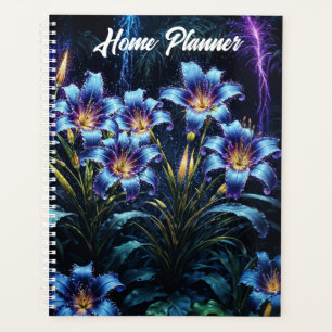 Vibrant luminous lilies floral fantasy garden planner