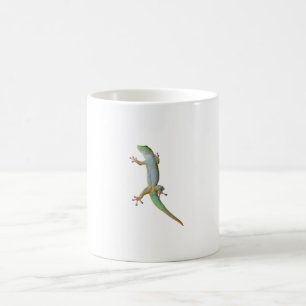 Vibrant Madagascar Green Day Gecko Coffee Mug