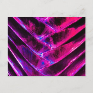 Vibrant Magenta Colourized Traveller Postcard