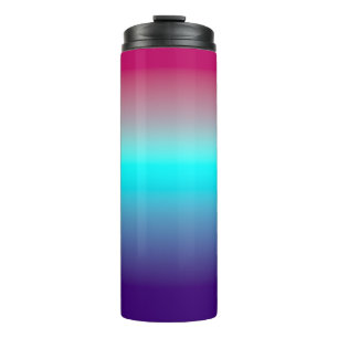 Vibrant Magenta to Deep Purple Smooth Abstract Thermal Tumbler