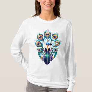 Vibrant Majesty Peacock Tee