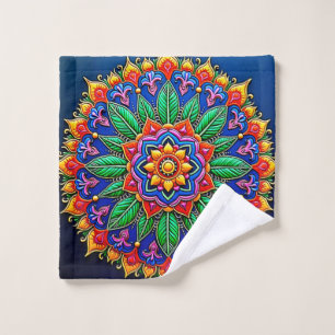 Vibrant Mandala Artistry Bath Towel Set