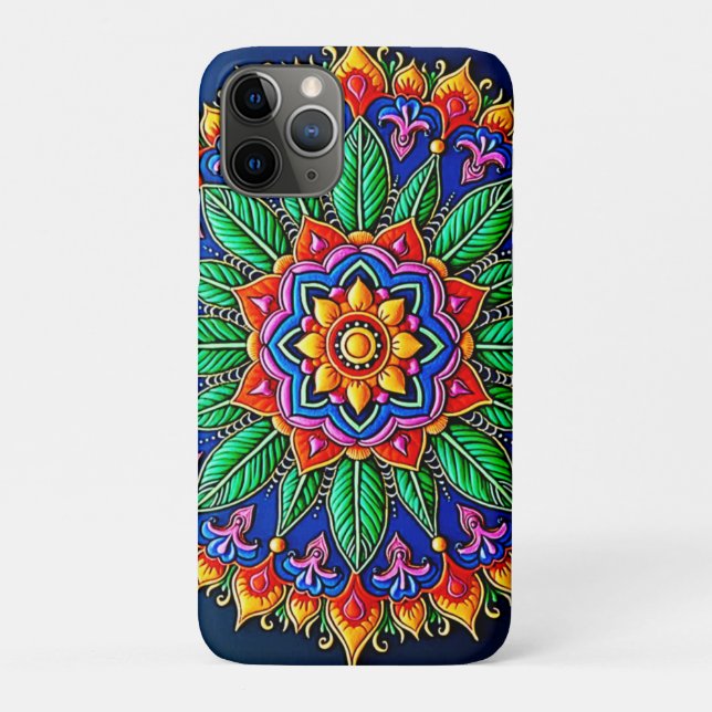 Vibrant Mandala Artistry Case-Mate iPhone Case (Back)