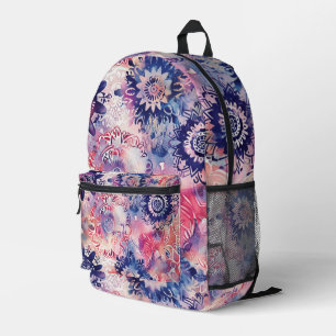 Vibrant Mandala Backpack Pattern