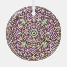 Vibrant Mandala Ornament – Colourful Geometric