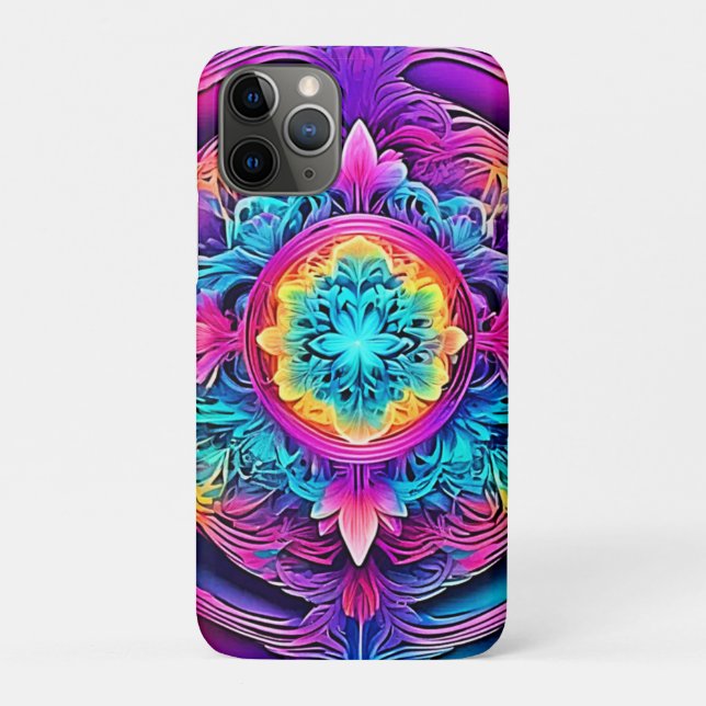 Vibrant Mandala Spirit Case-Mate iPhone Case (Back)