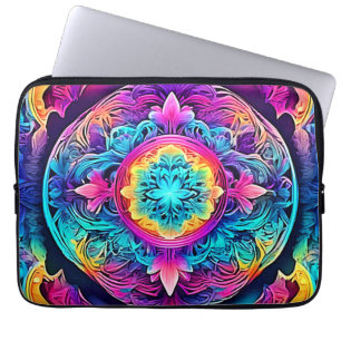 Vibrant Mandala Spirit Laptop Sleeve
