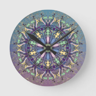Vibrant Mandala Wall Clock