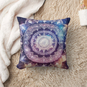 Vibrant Mandala Yoga Pillow for Serenity