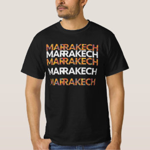Vibrant Marrakech Modern Art T-Shirt