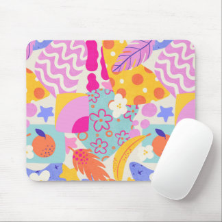 Vibrant Maxi Patchwork Mouse Pad