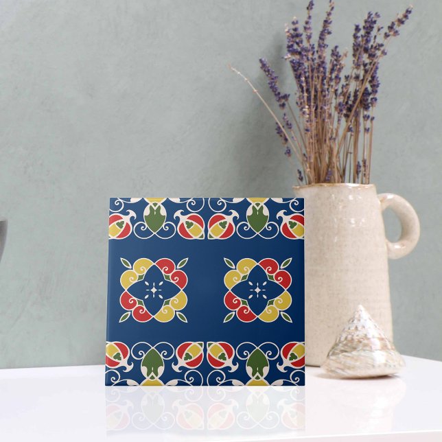 Vibrant Mediterranean Spanish Californian Style Ceramic Tile (Creator Uploaded)
