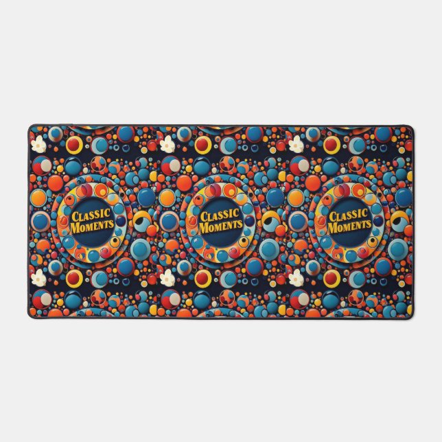 "Vibrant Memories Forever" Desk Mat (Front)