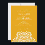 Vibrant Mexican Fiesta Rainbow Mandala Wedding Invitation<br><div class="desc">Beautiful invitations and stationery for special occasions and festivals are available in both physical and digital formats. We can extend any design into matching items such as RSVP cards,  labels,  envelopes,  and more. Customization is available upon request. Looking forward to hearing from you!</div>