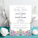 Vibrant Mexican Fiesta Rainbow Wedding Reception Invitation<br><div class="desc">Beautiful Invitation to celebrate Special occasions and festivals comes with digital and E-invitation as per your request. We would love to replicate our designs to make multiple products like rsvp cards, labels envelopes, and more. Customisation is available for ready to print on request at info@shamaurcreatif@gmail.com Look Forward to hearing from...</div>