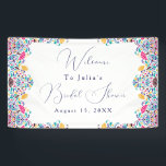 Vibrant Mexican Fiesta Style Rainbow Wedding Banner<br><div class="desc">Beautiful Invitation to celebrate Special occasions and festivals comes with digital and E-invitation as per your request. We would love to replicate our designs to make multiple products like rsvp cards, labels envelopes, and more. Customisation is available for ready to print on request at info@shamaurcreatif@gmail.com. Look Forward to hearing from...</div>