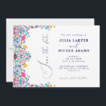 Vibrant Mexican Fiesta Style Rainbow Wedding Save The Date<br><div class="desc">Beautiful Invitation to celebrate Special occasions and festivals comes with digital and E-invitation as per your request. We would love to replicate our designs to make multiple products like rsvp cards, labels envelopes, and more. Customisation is available for ready to print on request at info@shamaurcreatif@gmail.com. Look Forward to hearing from...</div>