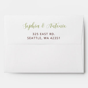 Vibrant Mexican Floral Fiesta Wedding Envelope