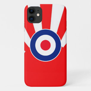 Vibrant MOD Target on Burst Japan iPhone 11 Case