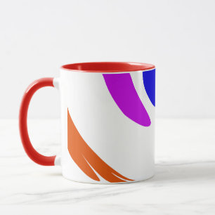 Vibrant Modern Inspirational and Chic Coloured Art Mug