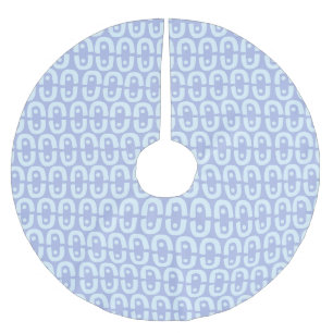 Vibrant Modern Pattern with Bold Colour Shapes Brushed Polyester Tree Skirt