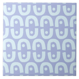 Vibrant Modern Pattern with Bold Colour Shapes Ceramic Tile