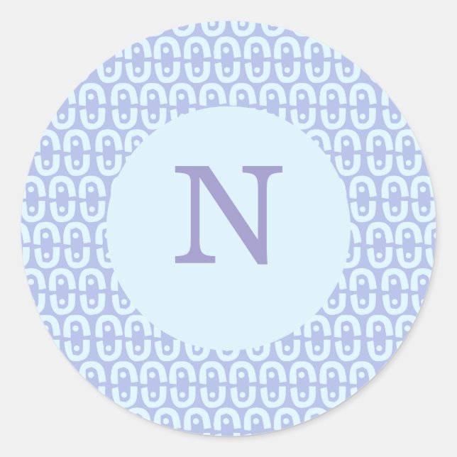 Vibrant Modern Pattern with Bold Colour Shapes Classic Round Sticker (Front)
