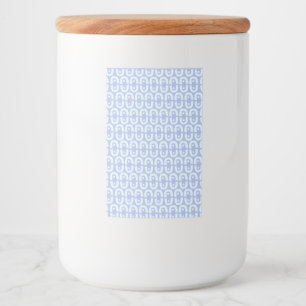 Vibrant Modern Pattern with Bold Colour Shapes Food Label